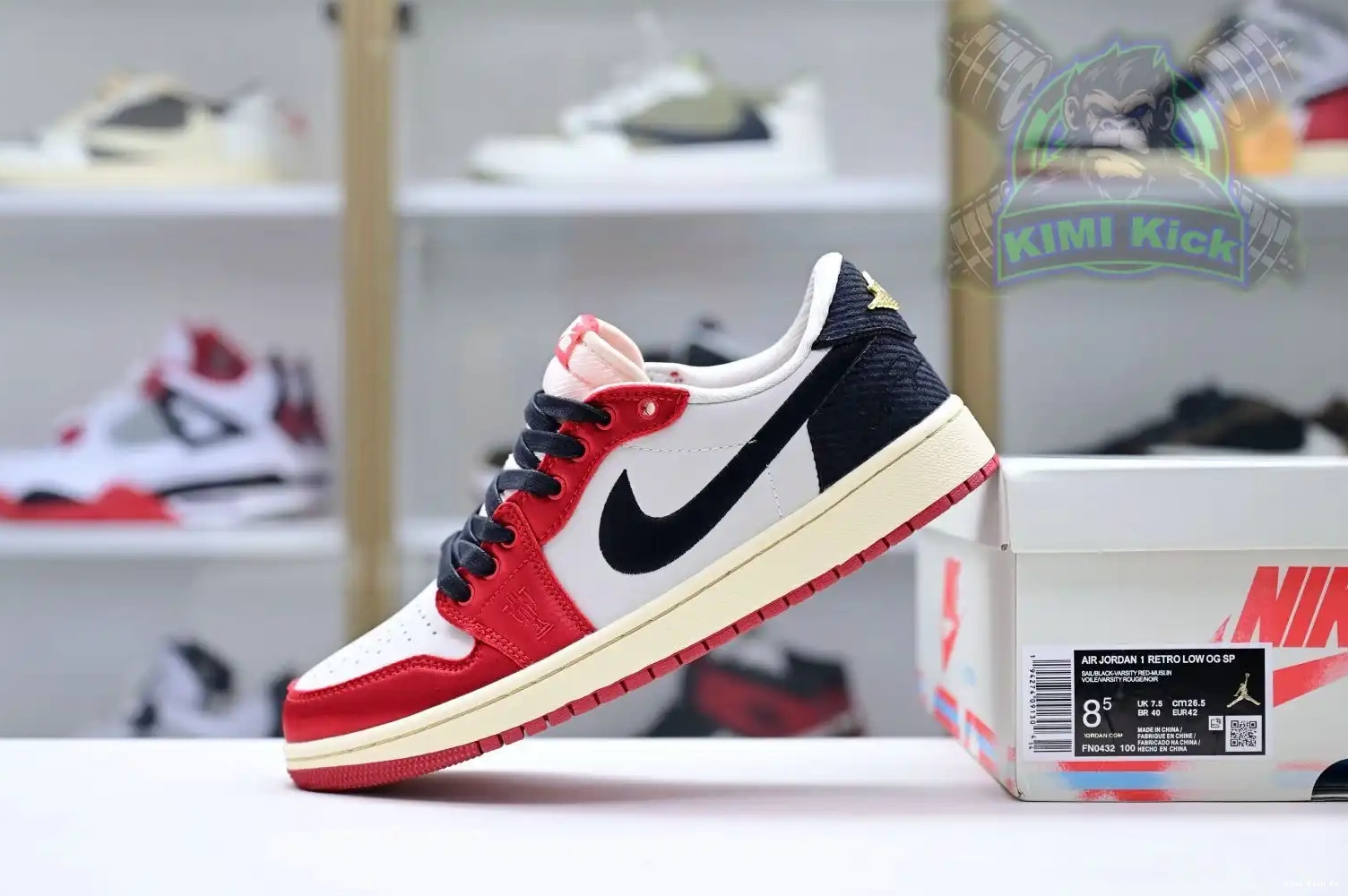 x “Away” Low Trophy Room Air Jordan Jordan OG 1 Kimikick 0516